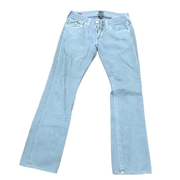 Vintage True Religion Jeans Size 31 RICKY Green - Picture 4 of 11